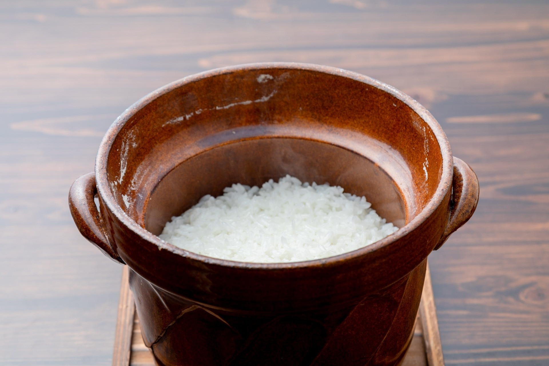 有機米でお米の甘みを引き出す土鍋ご飯
